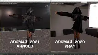 3dsmax 2021 arnold renderer vs 2020 vray 4.3 test