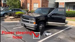 98’ Silverado gets new power steering hoses