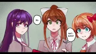 Natsuki shows off her MANGA collection! - DDLC COMIC DUB