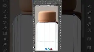 Photoshop වලින් බෝතලයකට ලේබල් එකක් හරියටම දාන්නේ මෙහෙමයි! 🍾✨