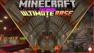 Minecraft How to Build the Ultimate Base / Ultimate Cave Base | Minecraft ASMR Tutorial 1.21.4
