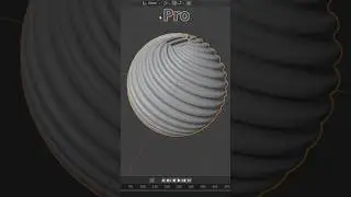 how to model spiral grooves onto a sphere in blender 
