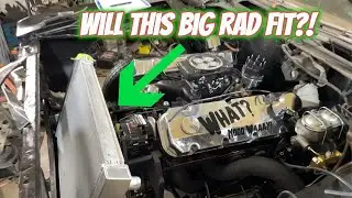 Radiator and fan install! Getting Closer!!