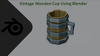 Vintage wooden Cup |  Blender | 