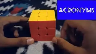 Rubik's Cube Acronyms