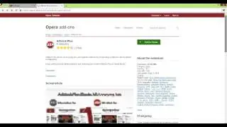 How to install adblock plus into Opera browser