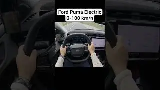 2025 Ford Puma Gen-E Electric 0-100 km/h Acceleration 