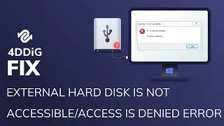 How to Fix External Hard Disk/USB/HDD is Not Accessible| Folder Access Denied|Access is Denied Error