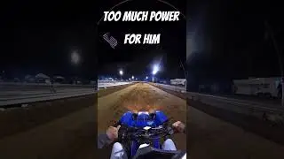 Too much power for him 