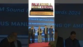 #StudiomasterProfessional wins INDIGENOUS MANUFACTURING OF AMPLIFIERS #award at #PALMExpo2024