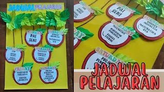 85. Membuat Kreasi Jadwal Pelajaran Tema BUAH