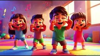 Stretch & Sing! 🎶 Fun Kids Exercise Song | 5-Minute Stretching Workout for Kids