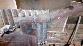 Дымоход для гаражной печки.