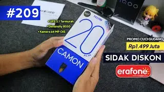 ERAFONE DISCOUNT SIGHT! - TECNO CAMON 20 PRO 5G Warehouse Sale for Only IDR 1.4 Million