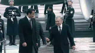 Эмир Катара прилетел в Узбекистан