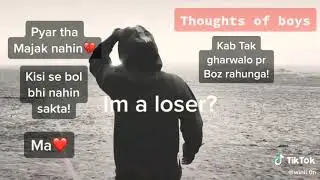 Thought of boys mind ..,😒😐😔