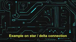 Examples on star/delta transformation