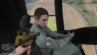GTA 5 helicopter crash in first person