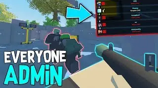 EVERYONE OF US GOT ADMIN! 🔥 DESTROYING all GLITCHED BASES! (Unturned Modded Server Base Raids)