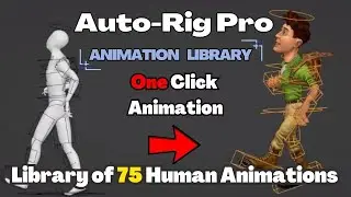 Auto Rig Pro: Animation Library Tutorial | Animate any 3D Character with this Animation Library
