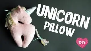 🌈DIY Kawaii unicorn pillow 🦄