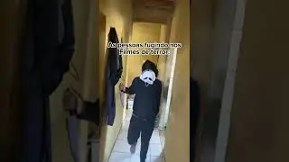 As pessoas fugindo nos filmes de terror: kakakakakakakaka #shorts