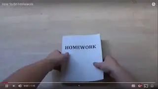 How Todd Does His Homework