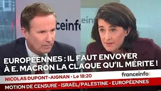 Européennes : il faut envoyer à E. Macron la claque qu'il mérite !