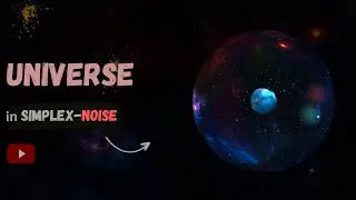 Universe Particles animation in THREE JS & Simplex Noise JS
