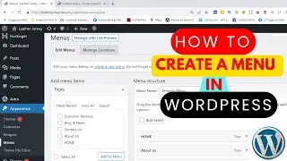 How to Create a Menu in WordPress