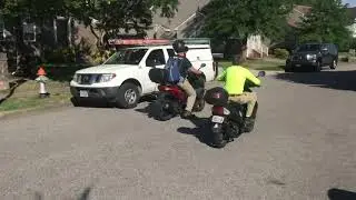 50cc Scooter Race with friends 