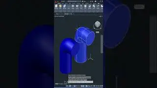 AutoCAD 3D, Sweep-Extrude-Subtract command, 3D Modeling 