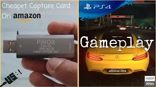 ₹899 Capture Card!! PS4 Setup & Sample footage, No talking