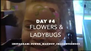 Face Painting Series Day 4 | Flowers and Ladybug