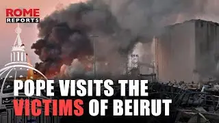 Pope asks for “truth and justice” together with victims of 2020 Beirut explosion
