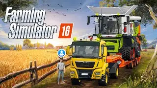 Harvester Delivered With Double Truck In Fs16 | Fs16 Multiplayer | Timelapse |
