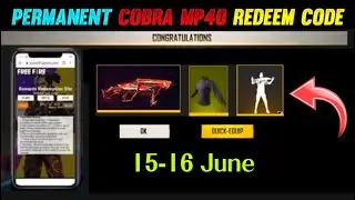 Free Fire Today Redeem Code 15 July | ff redeem codes | Lol Emote Poker Mp40  redeem code Free Fire