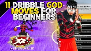 NBA 2K22 THE 11 BASIC DRIBBLE MOVES THAT WILL TURN YOU INTO A DRIBBLE GOD BEGINNER DRIBBLE TUTORIAL