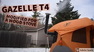 Gazelle T4 Hub - Modified for a WOOD STOVE!!
