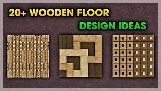 20+ More Wooden Floor Design Ideas #2 | Minecraft 🕹️