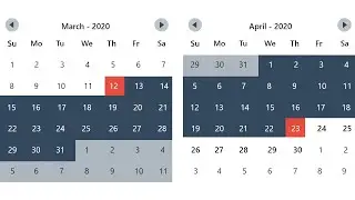 How to use Date Range Calendar by MAQ Software