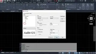 Setting Text Style Pada AUTOCAD 2020