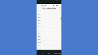 ListView in android using AIDE 28 پښتو