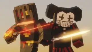 ♪ FlameFrags vs ClownPierce♪  | Minecraft Animation