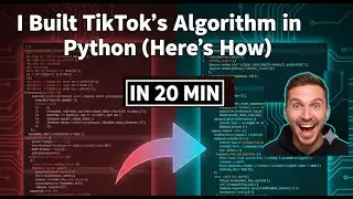 I Built TikTok's Algorithm in Python (Here's How)