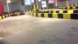 Indoor kart racing
