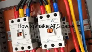 How to make three phase generator to Main ATS learn working of ATS