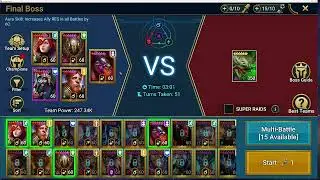 Raid Shadow Legends Iragoth Doom Tower Hard 120 Final BOss