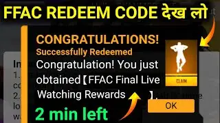 ffac redeem code today / ffac today redeem code / free fire redeem code today / redeem code ffac ff