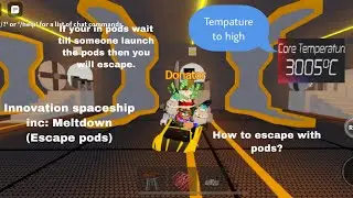 Innovation inc spaceship: Meltdown (Escaped Pods)
